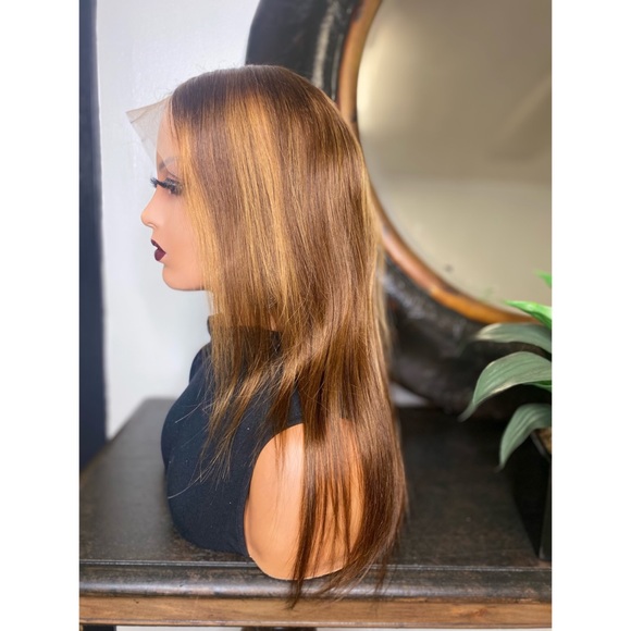 WANDA| 100% HUMAN HAIR 13X4 100% BLONDE LACE FRONT WIG main image 4
